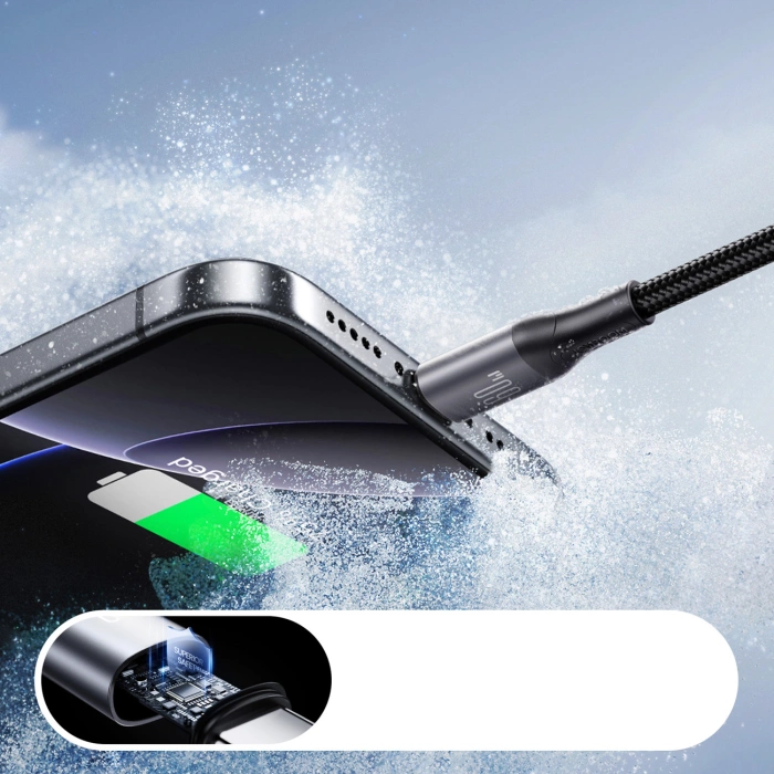 Joyroom S-A28 Flash Series 60W USB-C - USB-C cable 1m - black