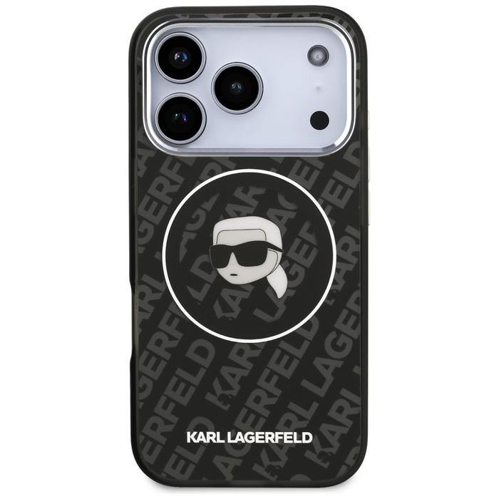 Etui Karl Lagerfeld IML Karl Head Logo   MagSafe do iPhone 17 Pro czarny