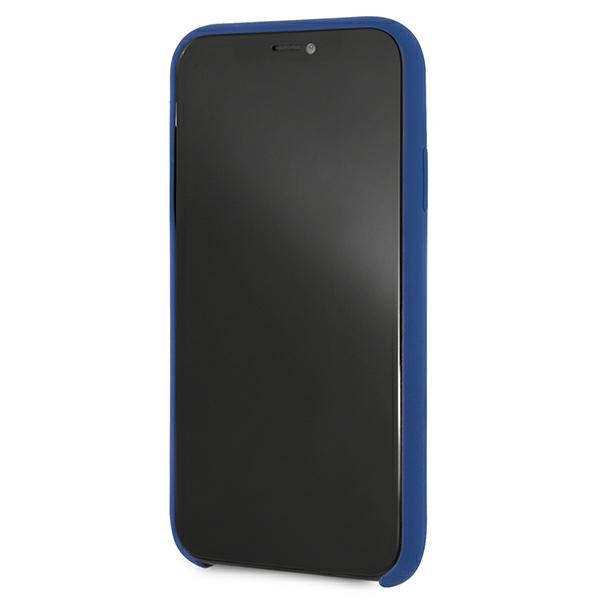 Hülle BMW BMHCI61MSILNA iPhone Xr blau/navy hartcase Silikon M Kollektion