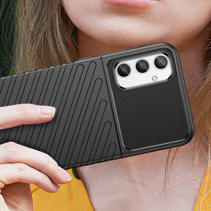 Coque Thunder Case pour Samsung Galaxy A34 5G coque en silicone noir