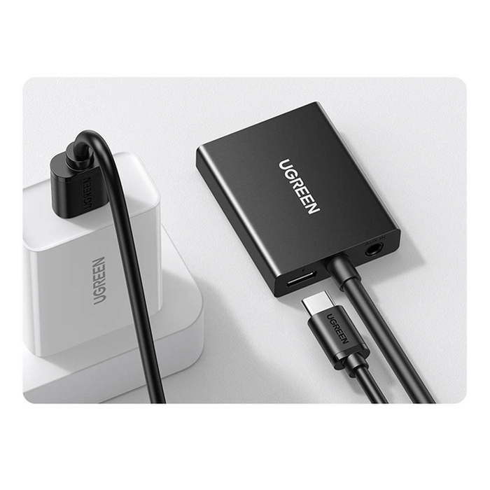 Ugreen kabel Adaptační kabel VGA (samec) - HDMI (samice) 0,15 m černý (CM513)