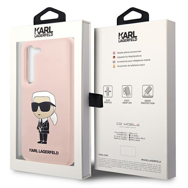 Obal Karl Lagerfeld Silicone Nft Ikonik - Obal Samsung Galaxy S23 (růžový) Case