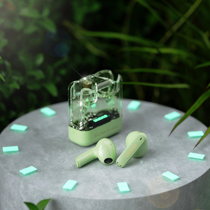 Bezdrátová sluchátka Dudao U18Pro Bluetooth 5.3 TWS - zelená