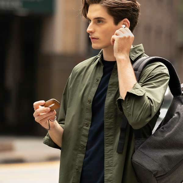 UNIQ case Terra AirPods Pro 2nd gen Genuine Leather brown/toffee brown