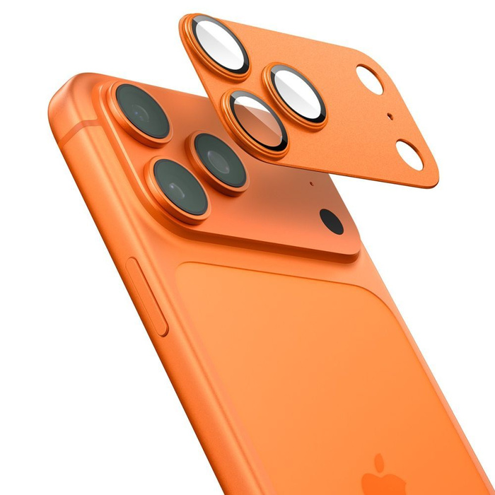 OSŁONA APARATU SPIGEN OPTIK PRO XL GLAS.TR ”EZ FIT” CAMERA PROTECTOR IPHONE 17 PRO MAX ORANGE