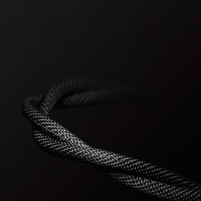 Baseus Yiven M30 stereo AUX 3.5 mm audio cable male mini jack 1m silver-black (CAM30-BS1)