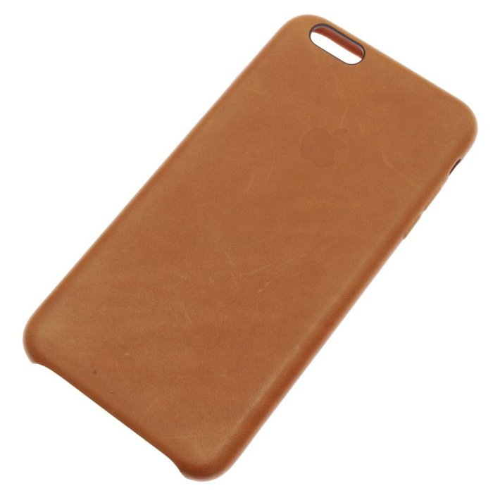 Pouzdro iPhone 6S Plus Apple Kožené pouzdro Original MKXC2ZM/A Saddle Brown Grade B Case
