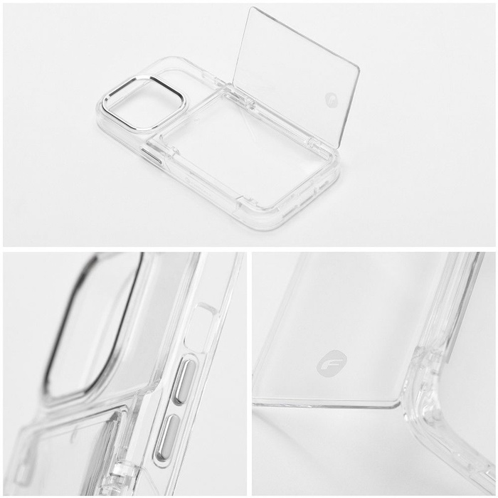 FORCELL F-PROTECT Crystal Pocket futerał do SAMSUNG S24 Ultra transparentny