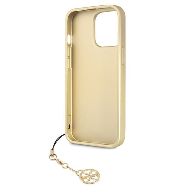 Hülle GUESS Apple iPhone 13 Pro 4G Charms Sammlung braun Hardcase
