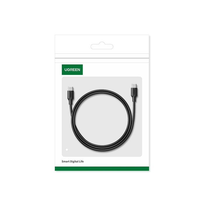 Câble USB-C vers USB-C UGREEN 15177, 1,5m (noir)