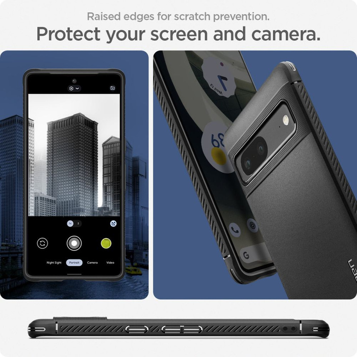 Spigen Rugged Armor GOOGLE PIXEL 7 MATTE BLACK