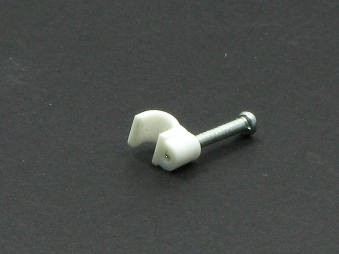 Cable Grip with Hardened Nail PACKAGE-10 Pcs