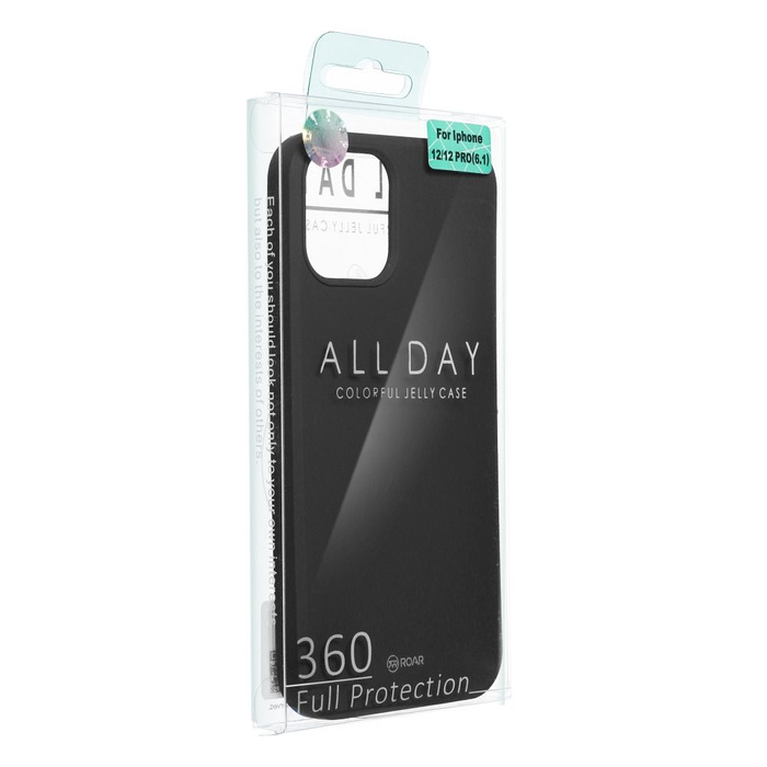 Roar Colorful Jelly case Case - for iPhone 14 Black