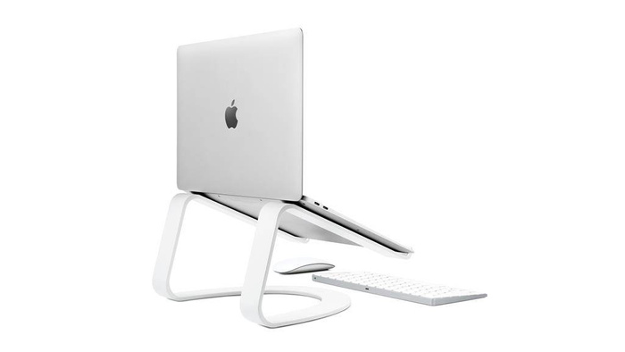 Twelve South Curve - Support en aluminium pour MacBook (blanc)