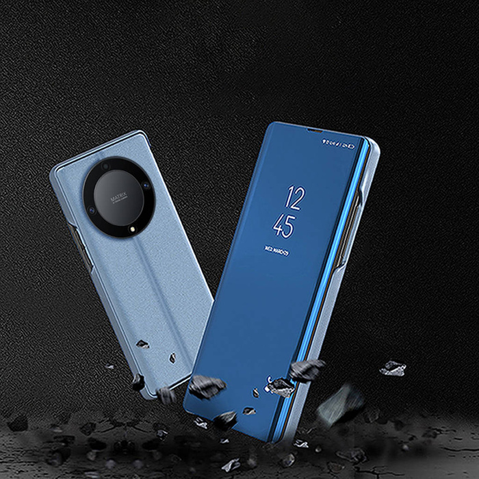 Custodia Clear View per Honor Magic5 Lite / X40 / X9a flip cover nera