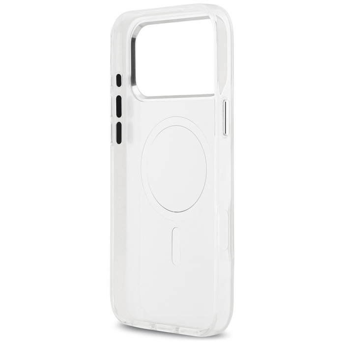 Etui Karl Lagerfeld IML Aquarelle Karl   & Choupette & Logo MagSafe do iPhone 17 Pro Max biały