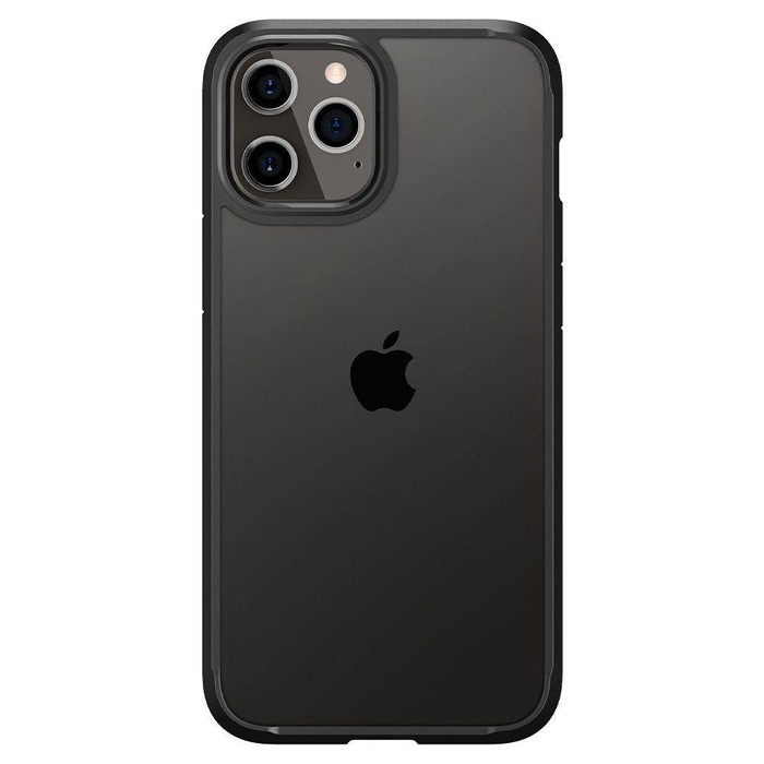 Cover SPIGEN iPhone 12 Pro Max Ultra Hybrid Custodia nera opaca