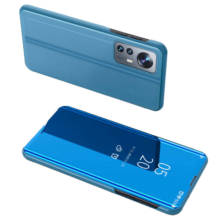 Clear View Case cover pour Xiaomi 12 Lite bleu flip cover