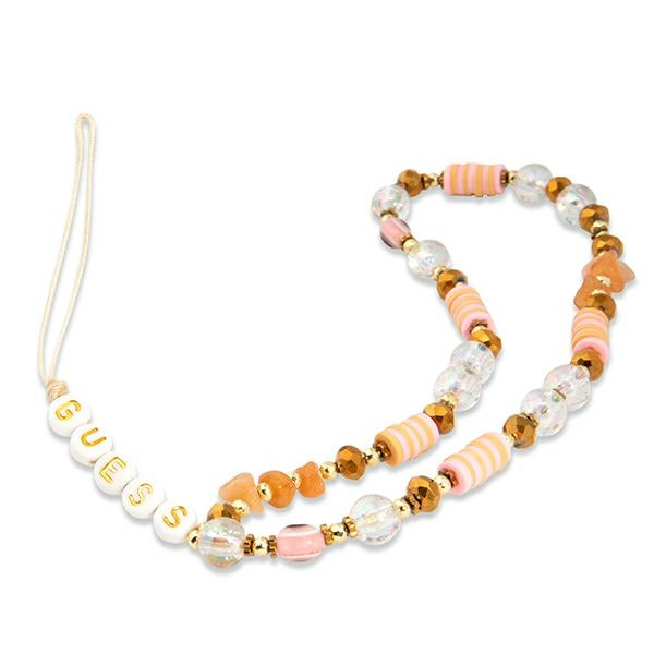GUESS Phone Strap Beads Pendant Bohemia Bronze