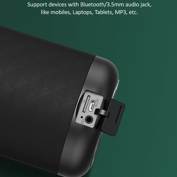 USAMS Bluetooth 5.0 speaker Moyi Series US-YX005 Black