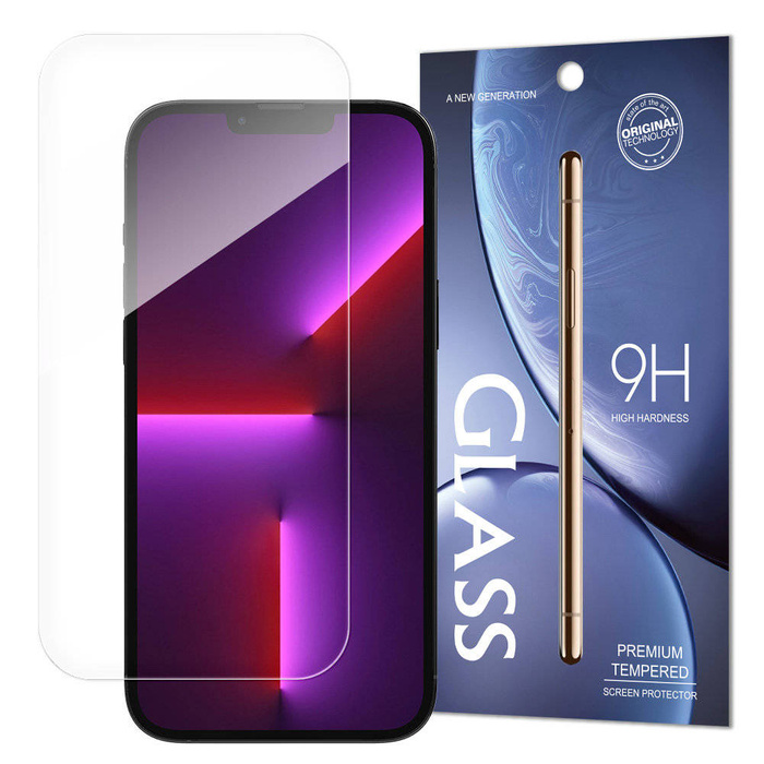Protecteur d&#39;écran en verre trempé 9H iPhone 14 Pro (emballage - enveloppe)