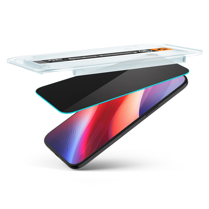 Verre PRIVATISER Spigen IPhone 17 AIR GLAS.TR "EZ FIT" 2-PACK PRIVACY