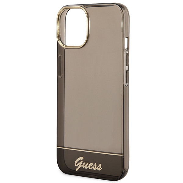 Case GUESS Apple iPhone 14 Plus Translucent Black Hardcase