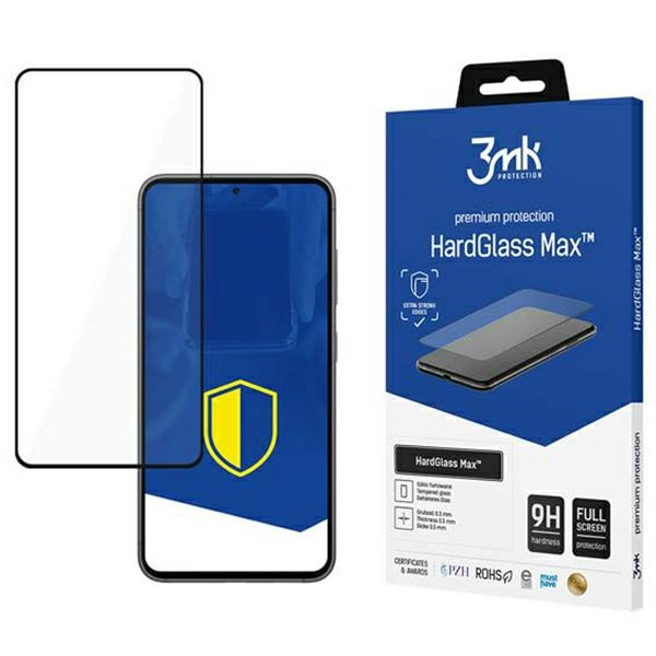 3mk HardGlass Max Sam S23 5G černá/černá, Fullscreen Glass