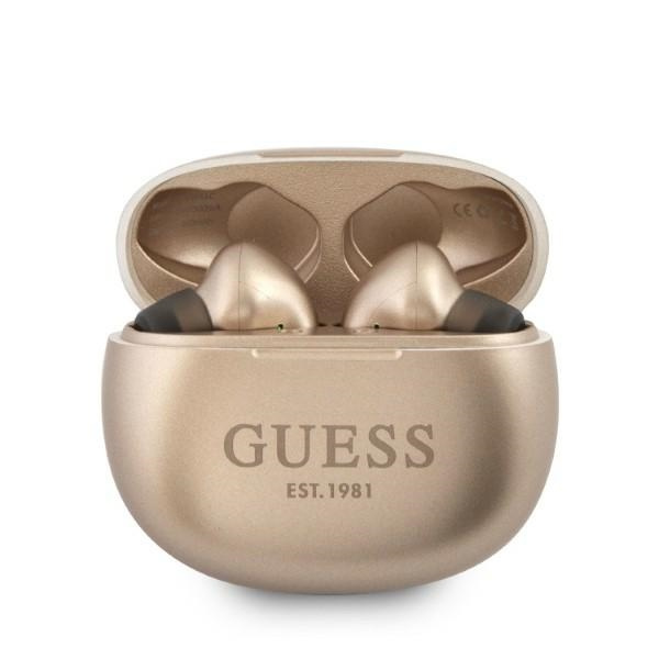 Cuffie Wireless GUESS Bluetooth TWS Docking Station GUTWS1CGO Oro