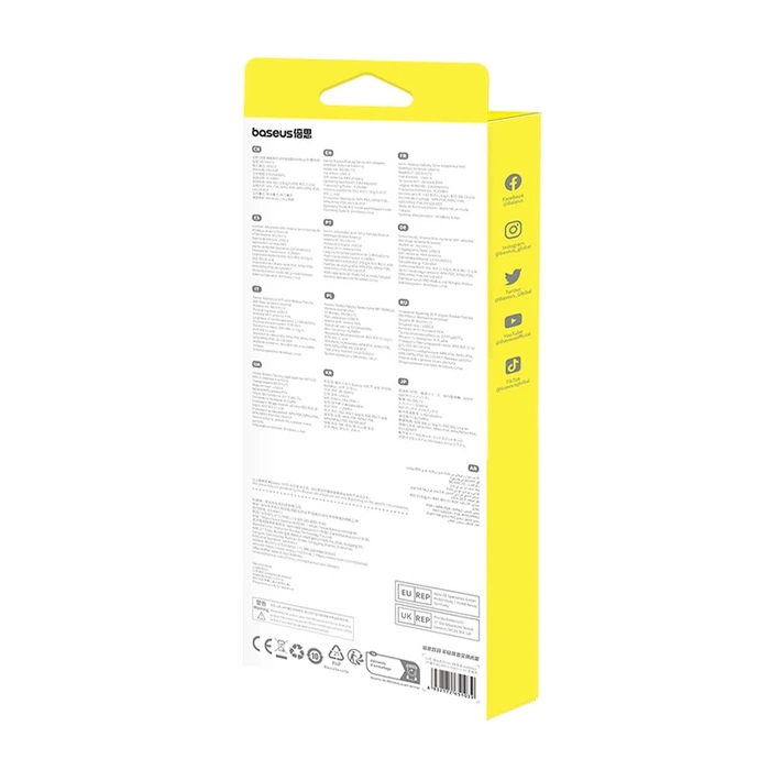 Carte réseau USB Baseus BS-OH173 650 Mb/s 5 GHz - noire