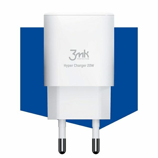 3mk HyperCharger 20W 1xUSB-C + 1xUSB-A chargeur PD/QC réseau