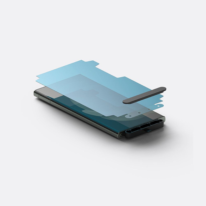 Ringke Dual Easy Wing protector de pantalla Samsung Galaxy S23 Ultra (2 piezas) + kit de montaje