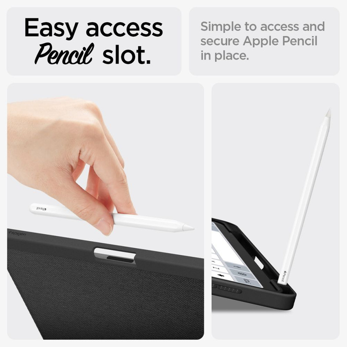 Funda Spigen iPad Urban Fit Air 10.9 4 / 5 / 2020-2022 / 6 7 / 2024-2025 Negro Case