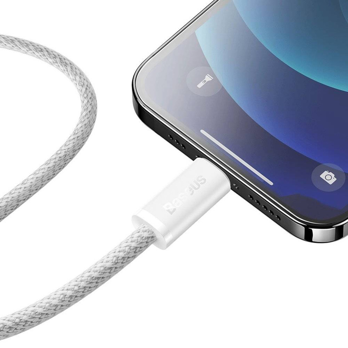 Baseus Dynamic USB Type C kabel - Lightning Power Delivery 20W 1m bílý (CALD000002)