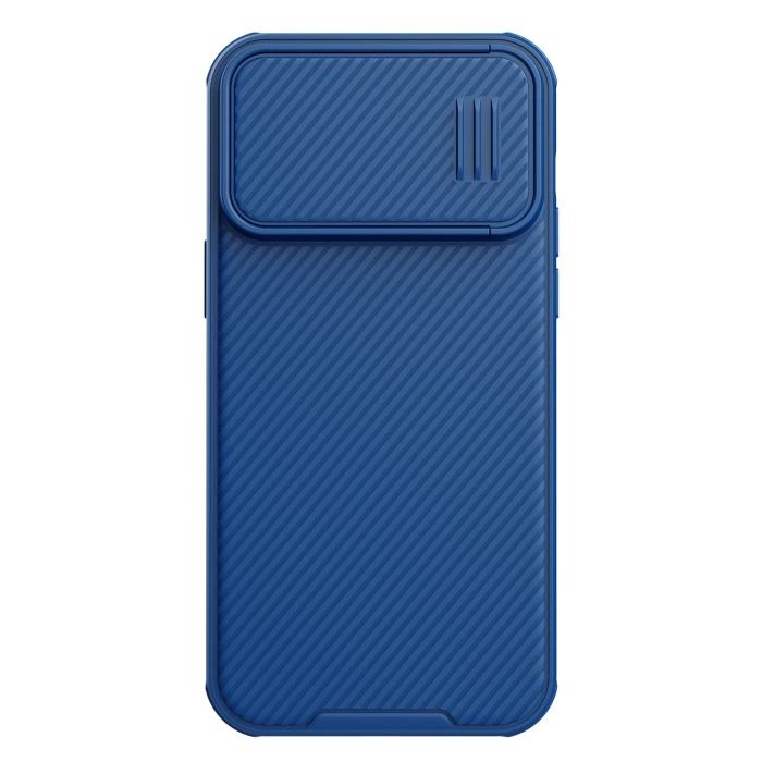 Etui Nillkin CamShield S Case etui iPhone 14 Pro Max pancerny pokrowiec osłona na aparat niebieskie