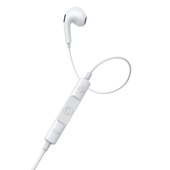Baseus Encok H17 3.5mm minijack wired headphones white (NGCR020002)