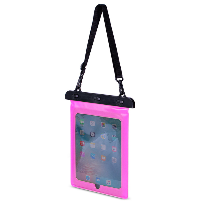 Wasserdichte PVC-Tablethülle – rosa