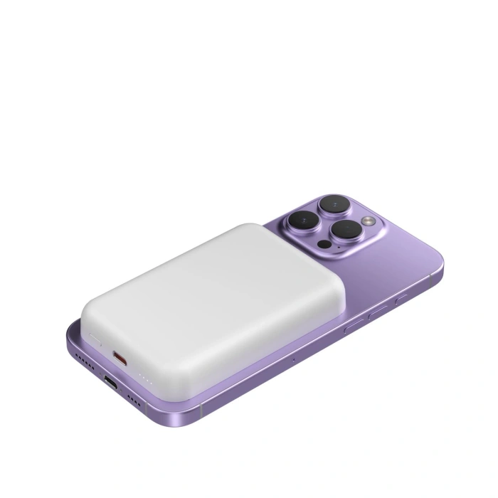 Powerbank magnetyczny Wozinsky WRW349YWS 10000 mAh - biały