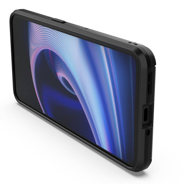 Ring Armor gepanzerte Hybrid-Hülle + magnetischer Halter für OnePlus Ace schwarz