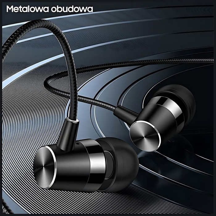 Casque USAMS Jack 3,5 mm EP-42 Set 30pcs. Noir