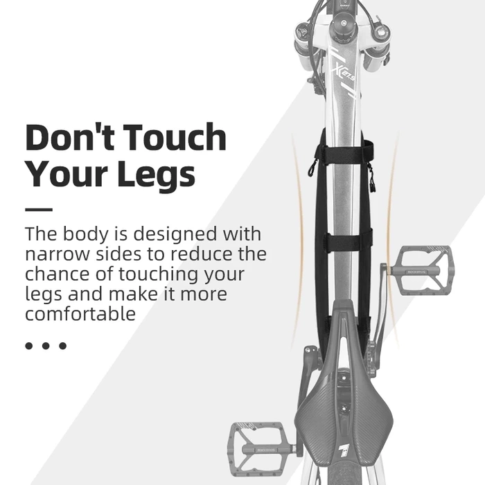 Sacoche de vélo Rockbros AS-043 avec Velcro 3l - noir