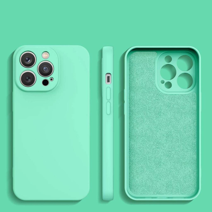 Coque en silicone pour Samsung Galaxy A54 5G housse en silicone vert menthe