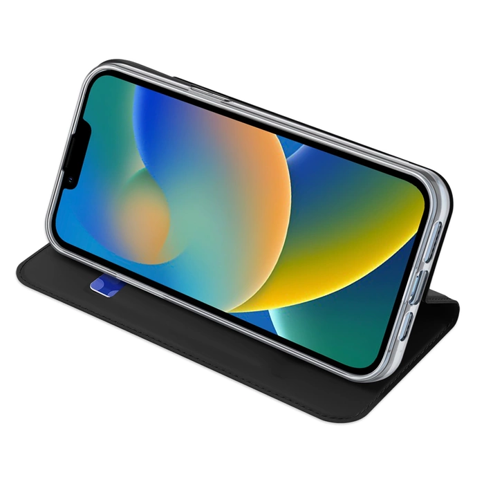 [B WARE] Dux Ducis Skin Pro Holster Flip Cover für iPhone 14 Plus schwarz
