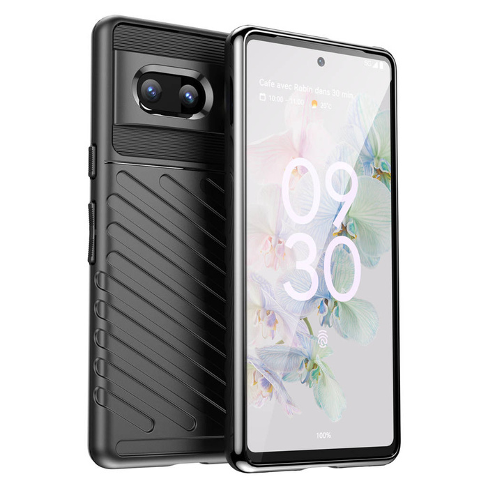 Thunder Case flexibilní obrněný pouzdro kryt Google Pixel 7 černý