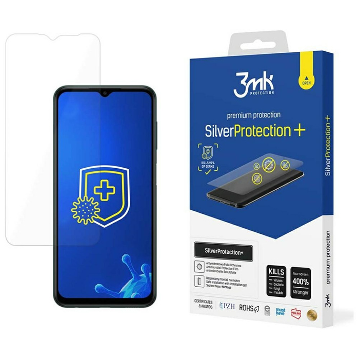 3mk Silver Protect+ Sam M13 4G M135 Screen Protector Wet-mounted antimicrobial
