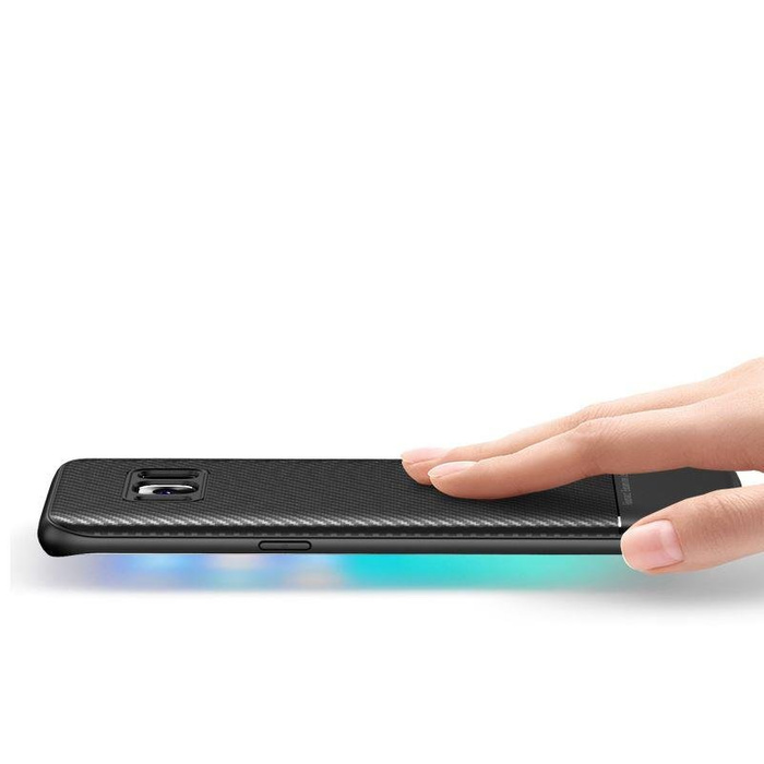 Hülle Crong Prestige Carbon Cover Samsung Galaxy S8 schwarz