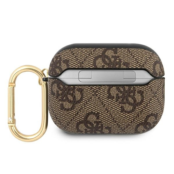 Coque GUESS Apple AirPods Pro 4G Script Metal Collection Brown Case
