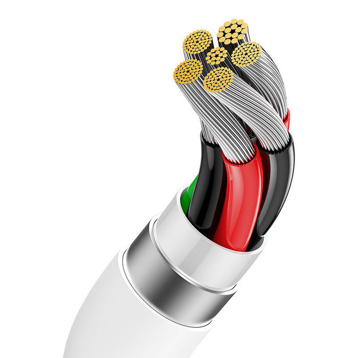 Cable USB-C to USB-C Baseus Cafule, 100W, 1m (black)