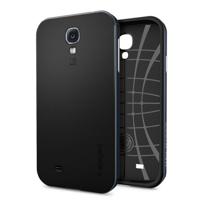 Puzdro Samsung Galaxy S4 I9500 SPIGEN Neo Hybrid Metal Slate Case