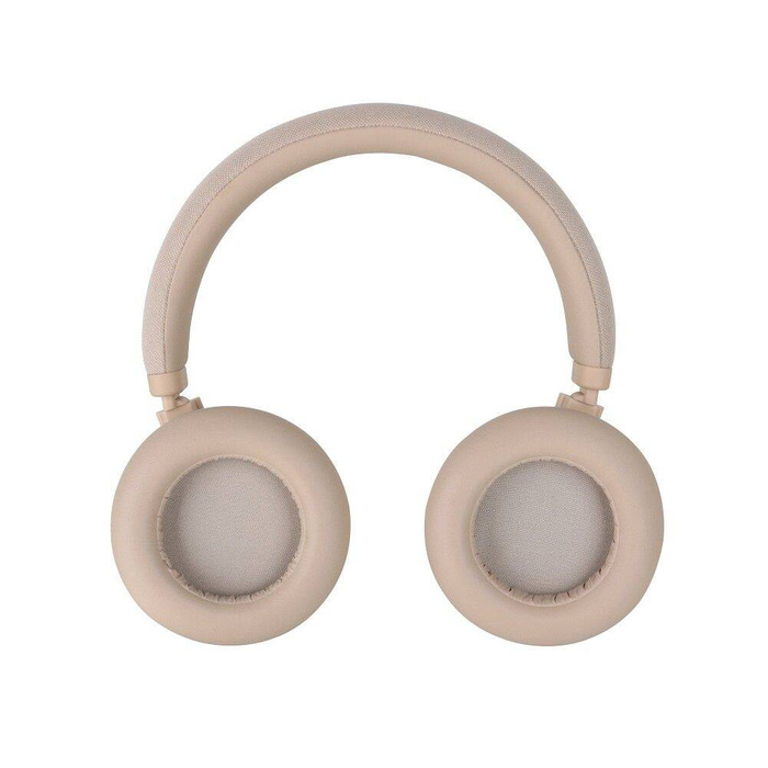 Słuchawki bezprzewodowe nauszne Forcell F-Audio ANC Touch Beat beżowe